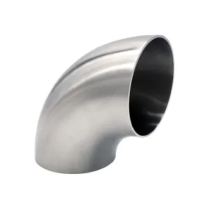 1.500" OD x 0.039" (1mm) Tight Radius 90° Mandrel Bend - (1.500" CLR) - CP1 Titanium