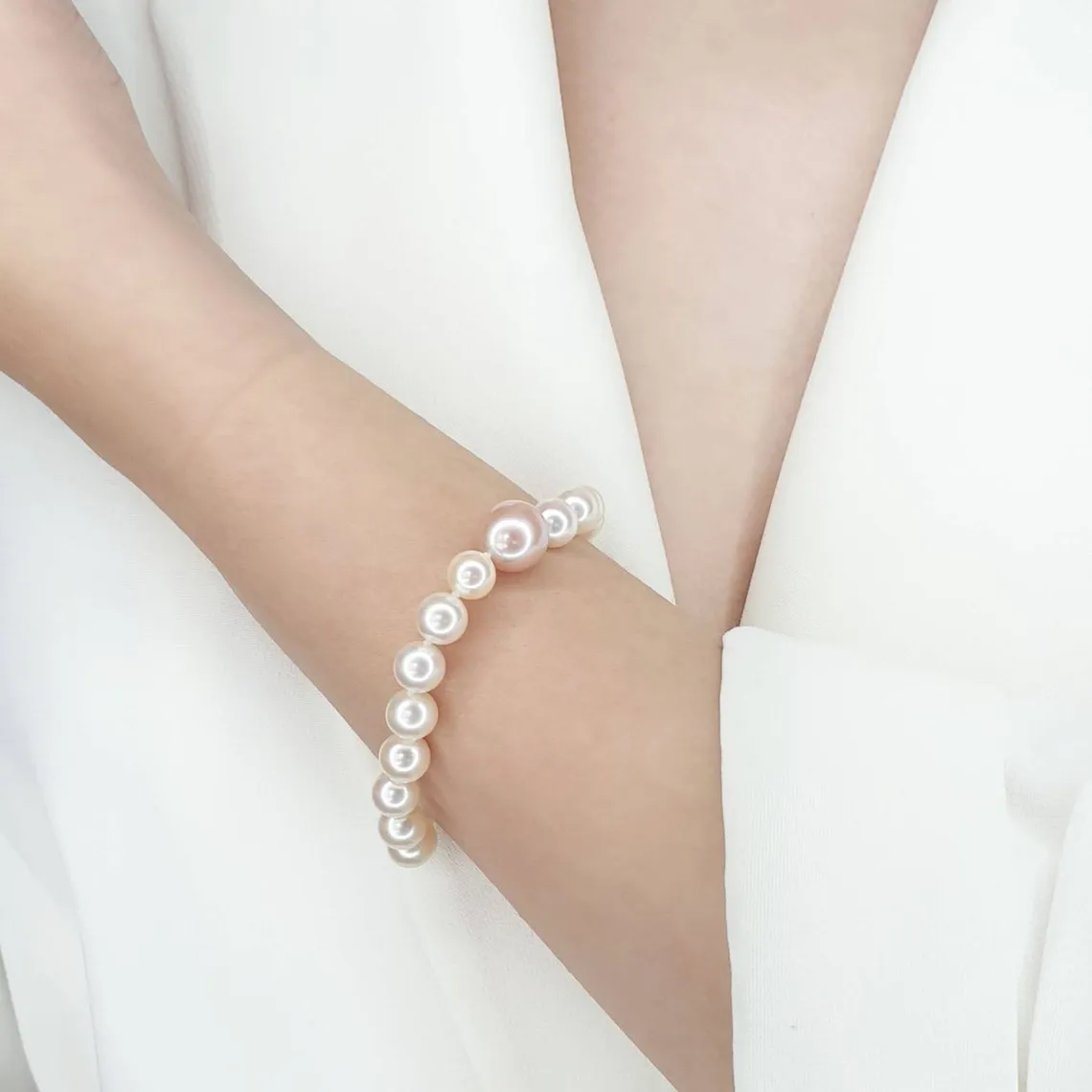 18K Natural Pearl Bracelet