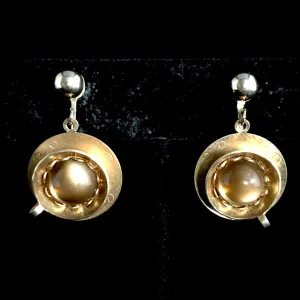 1958 Sarah Coventry Coffee Break Earrings