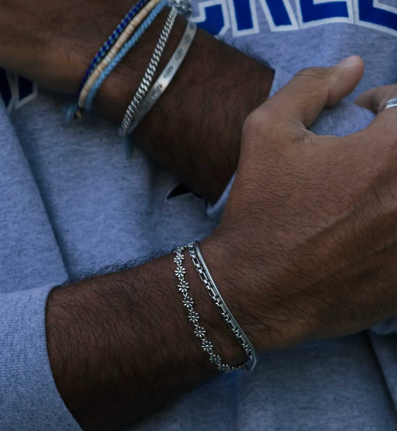 3mm "Gravity" Sterling Silver Chain Link Bracelet