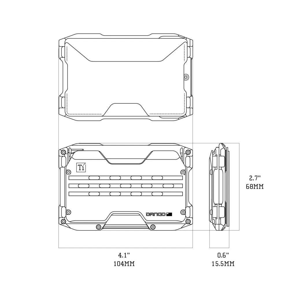 A10 Adapt Titanium Single Pocket Wallet