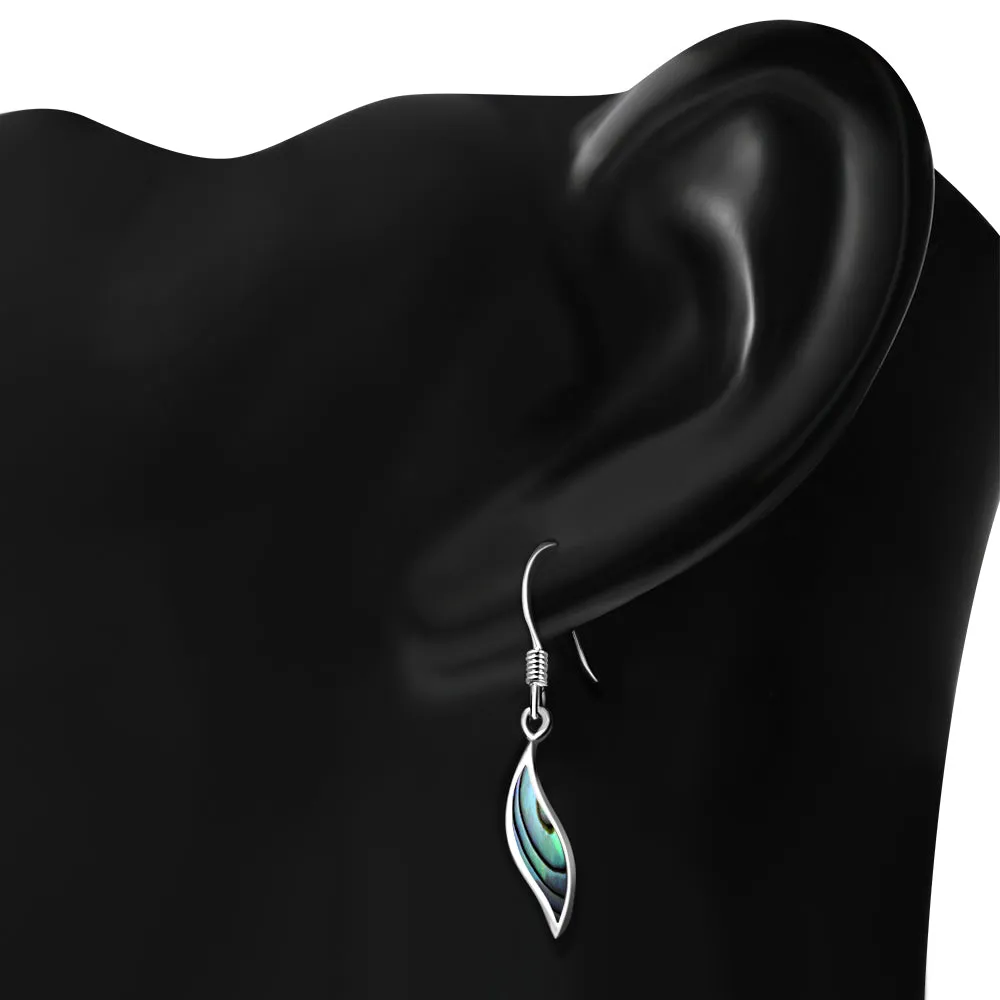 Abalone Shell Sterling Silver Earrings