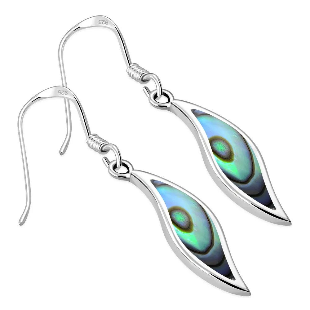 Abalone Shell Sterling Silver Earrings