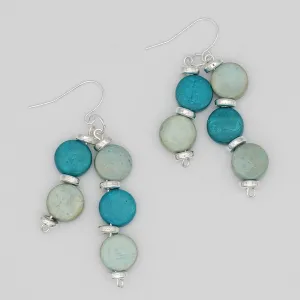 Aqua Nicole Dangle Earring