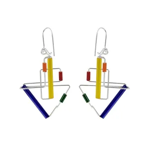 Barbie Levy Triangle Drop Earrings