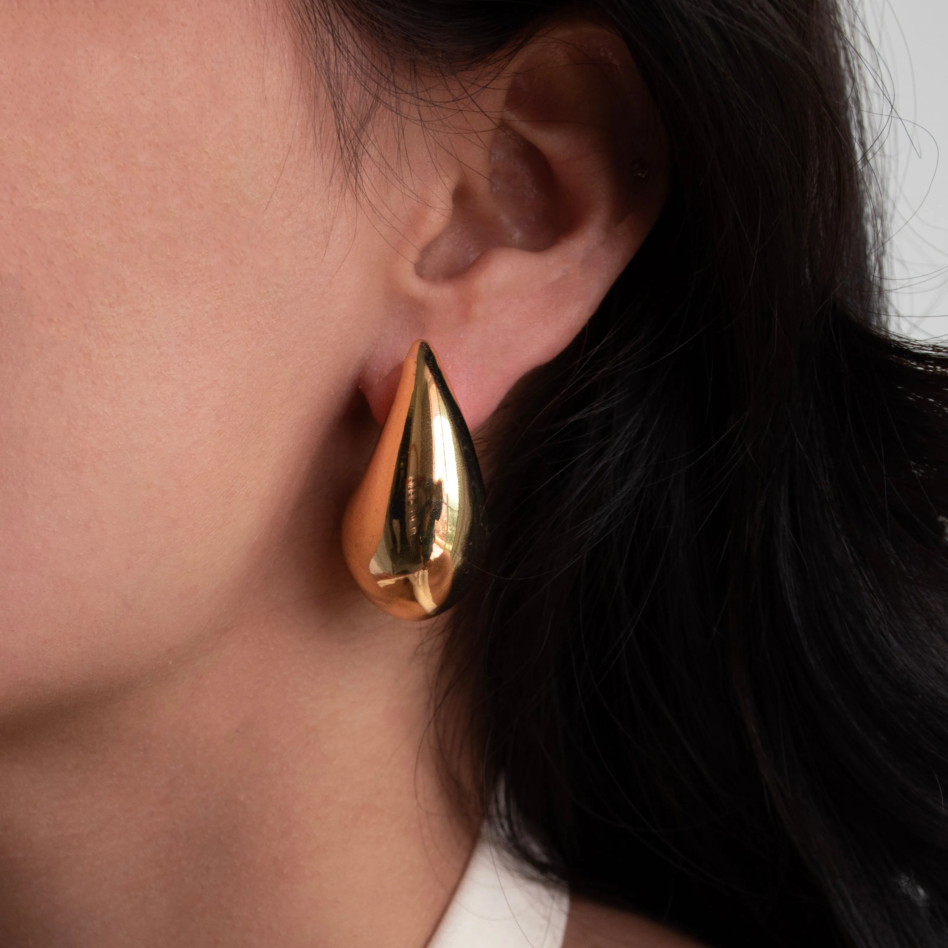 Big Tear Drop Earrings