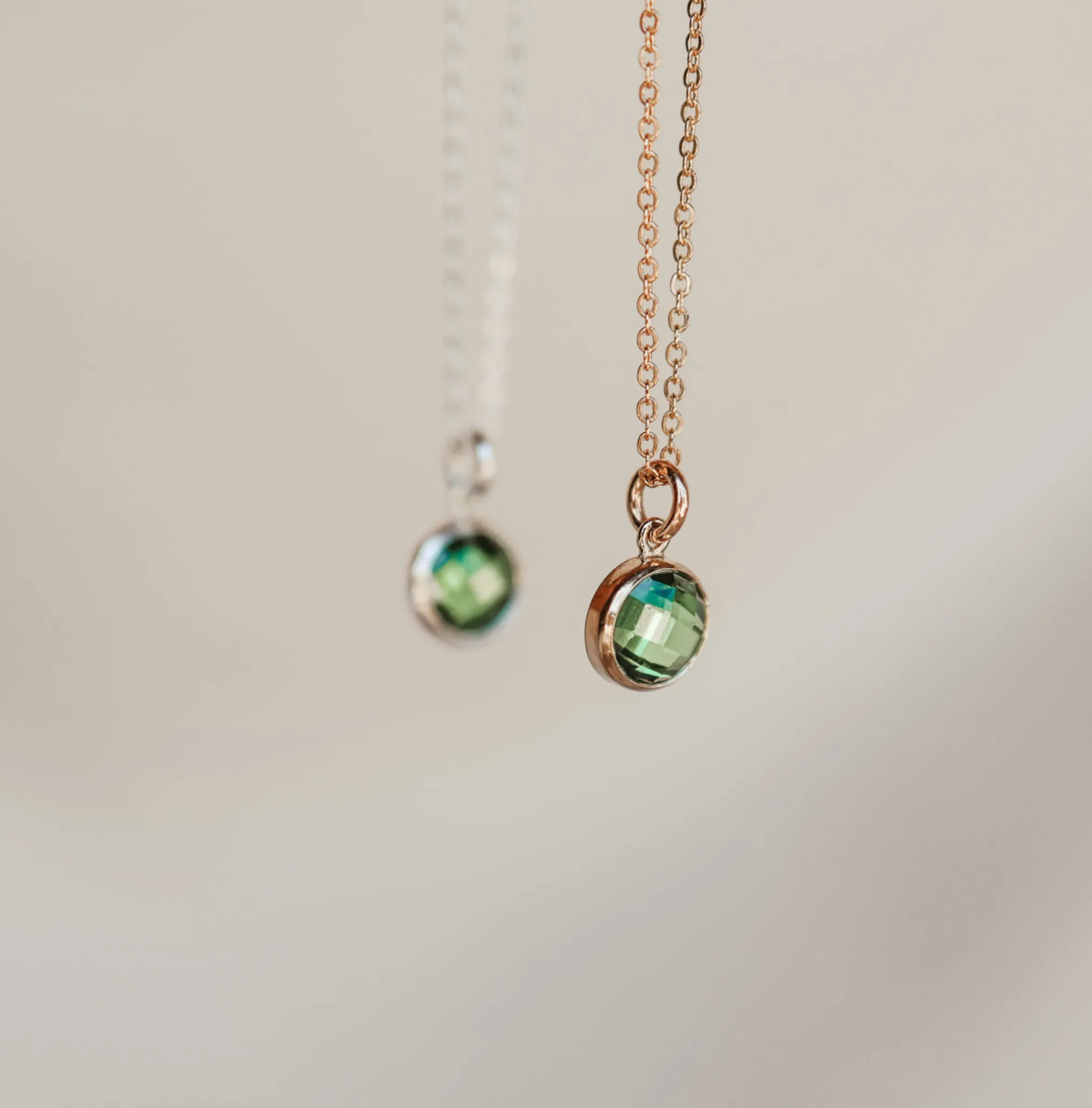 Birthstone Drop Necklace • May