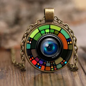 Camera Lens Pendant - Photography Jewelry - Gift For Photographer