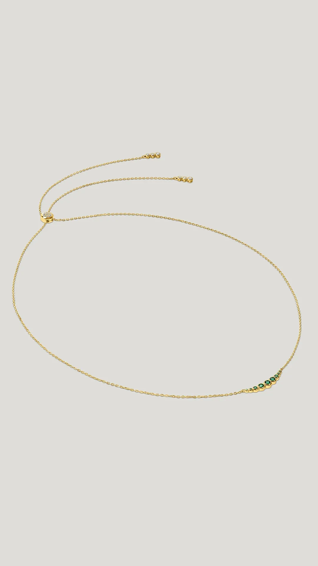 Carissa Emerald Necklace 18K Gold Vermeil