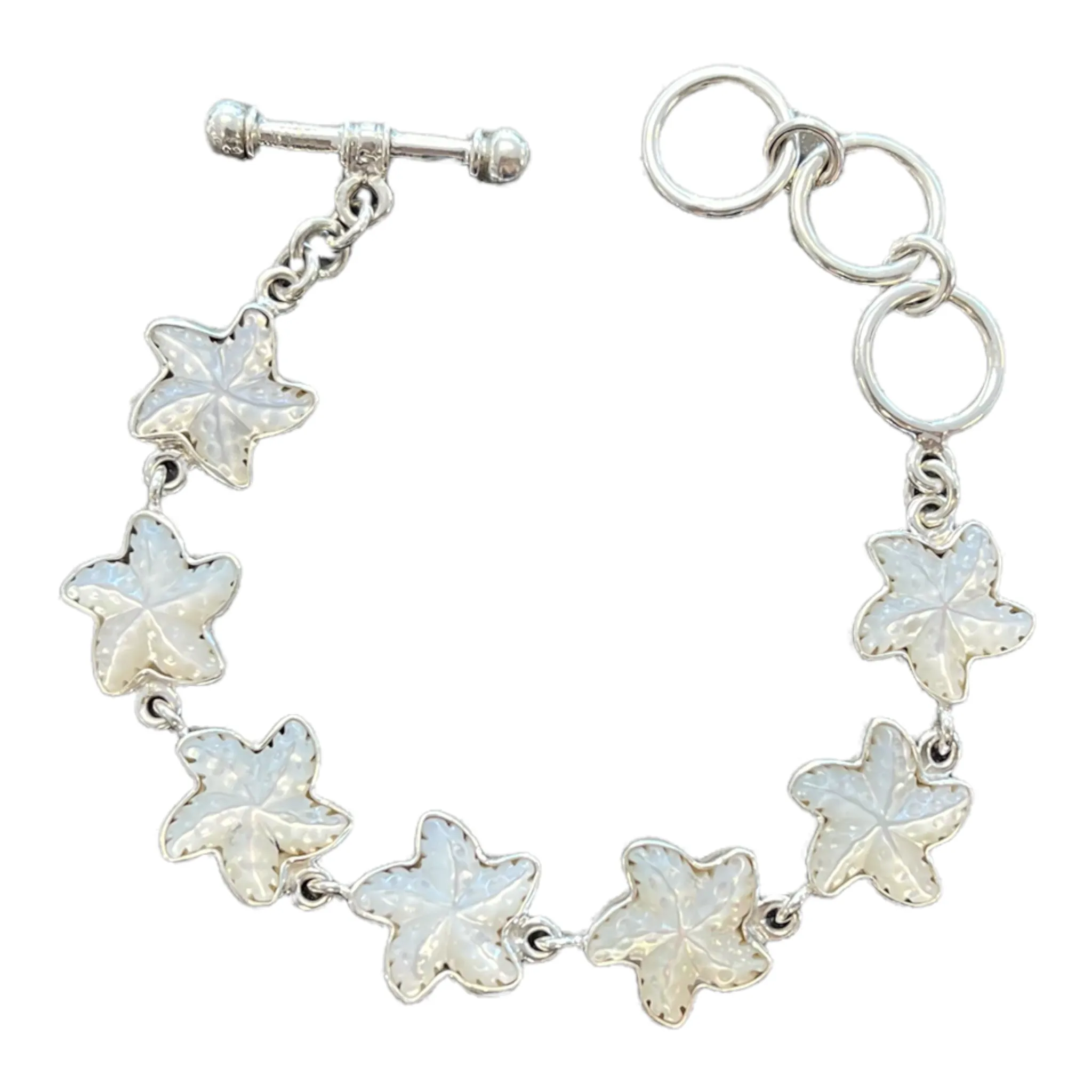 Charles Albert Silver - MOP Starfish Bracelet