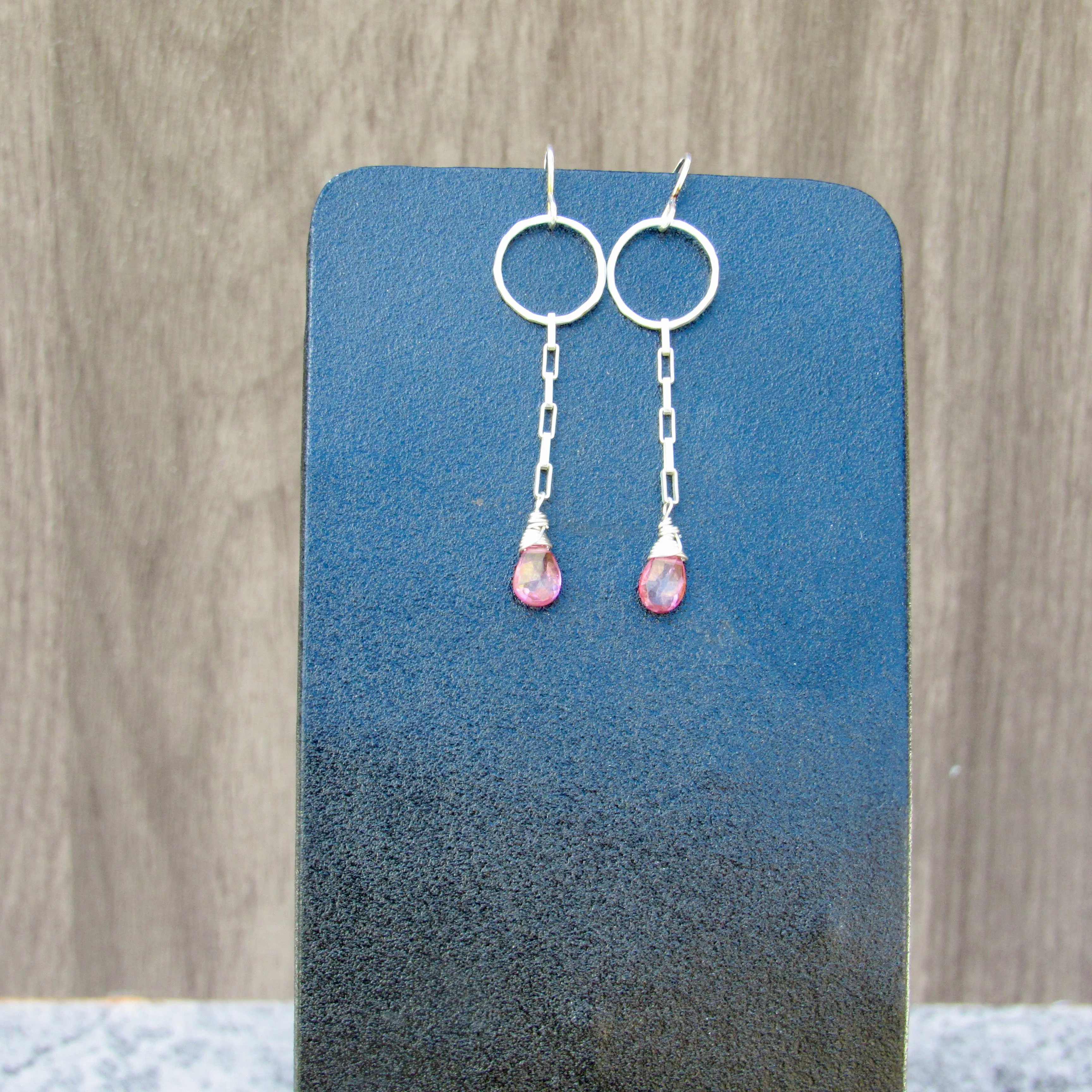 Circle Chain Earrings