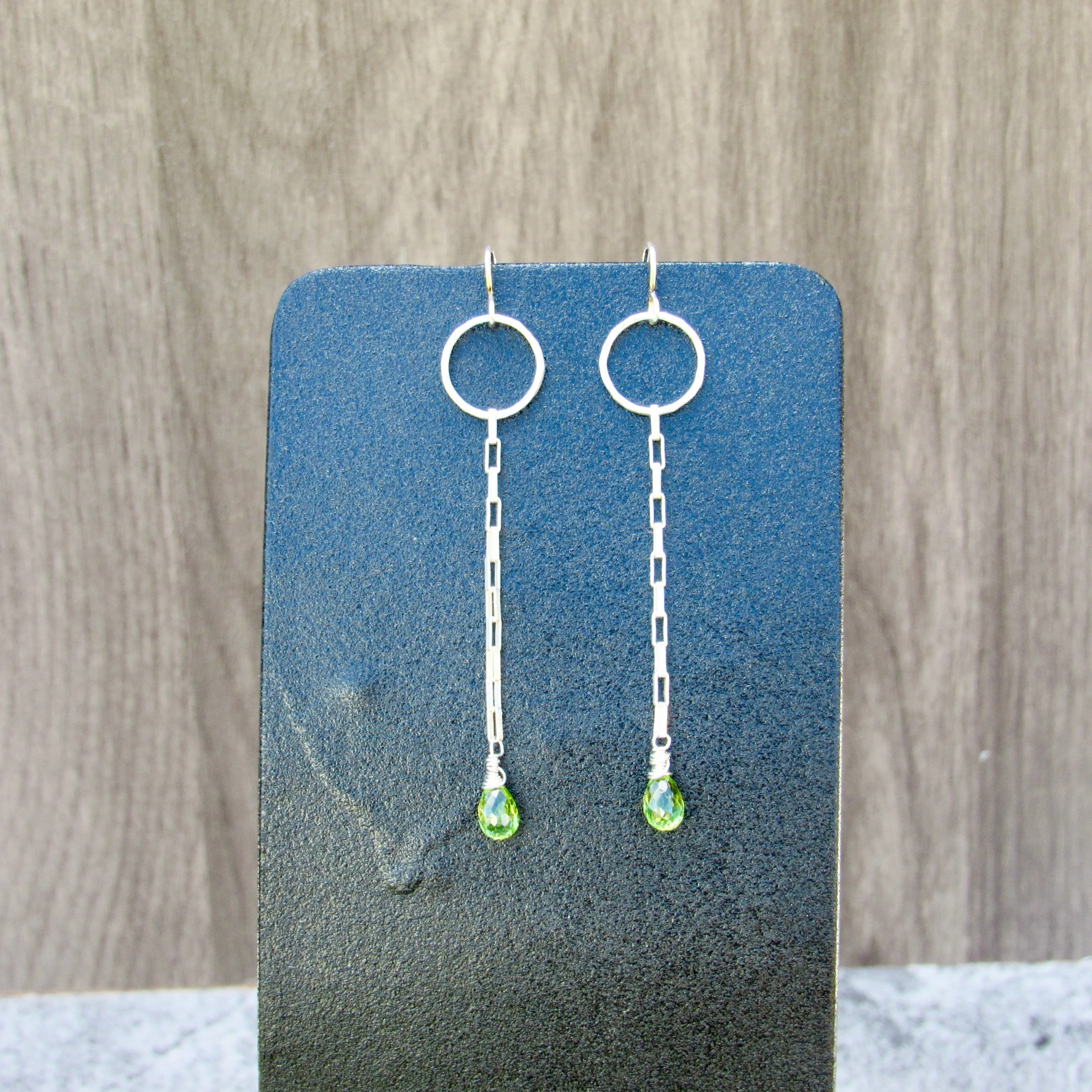 Circle Chain Earrings