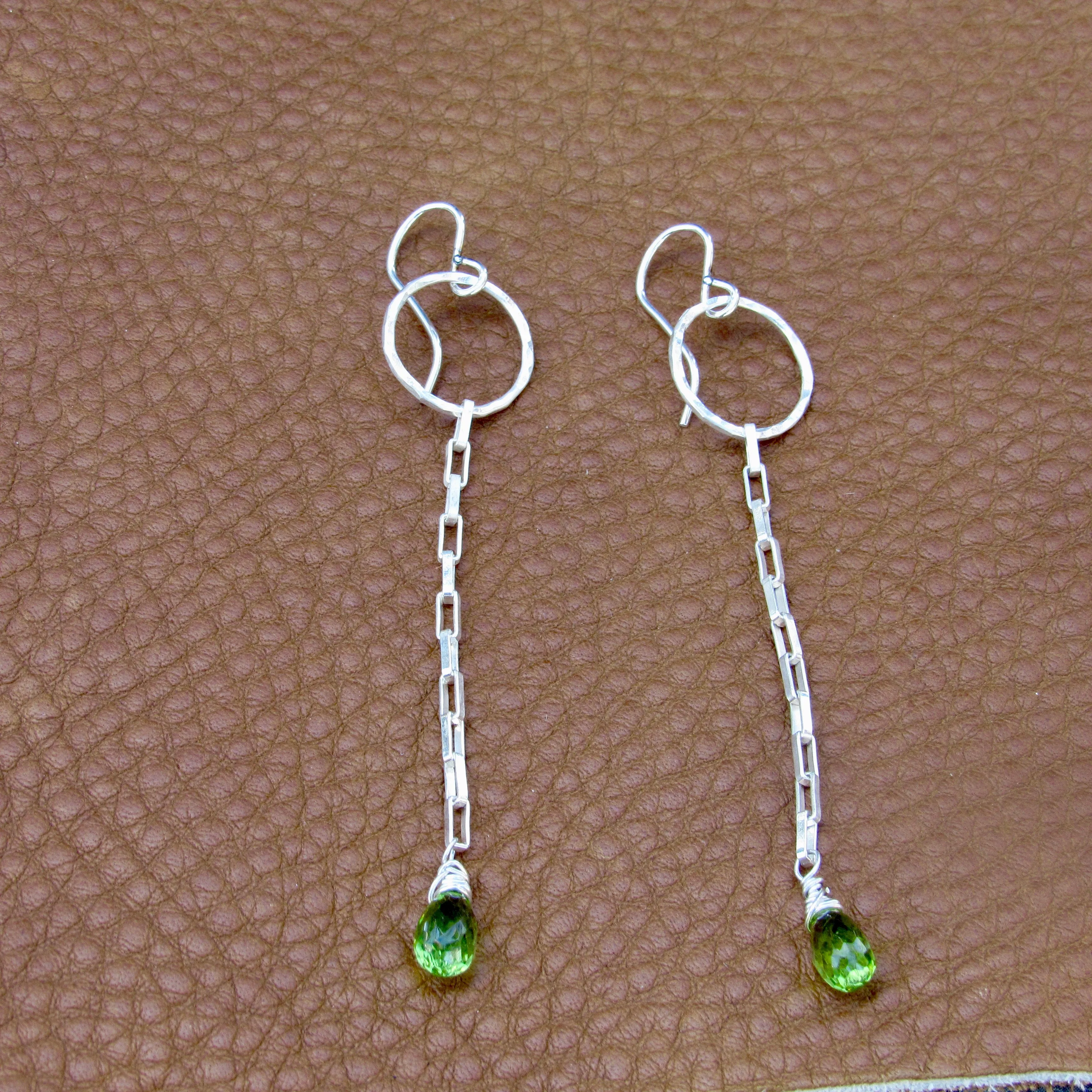 Circle Chain Earrings