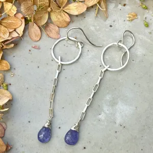 Circle Chain Earrings