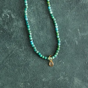 Diamond & Turquoise Necklace