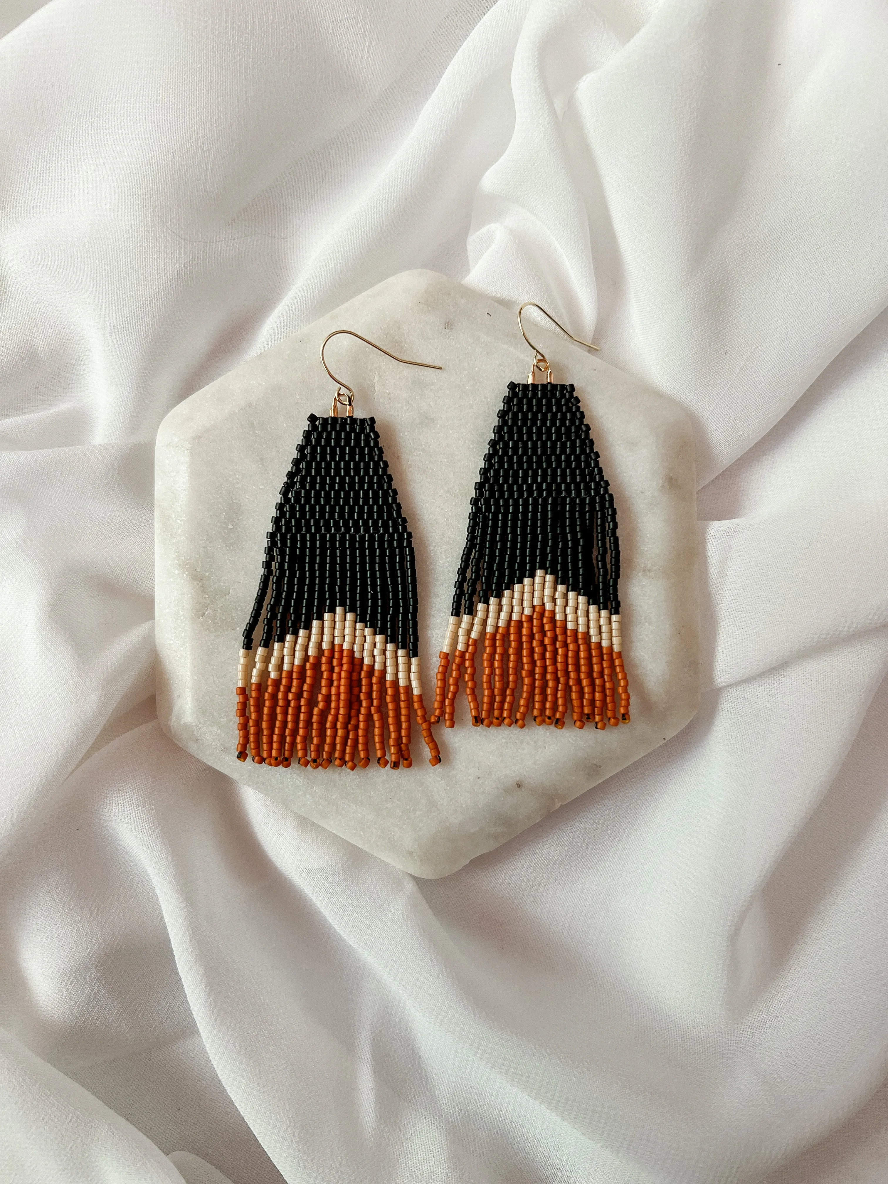 Dusk | Beaded Earrings