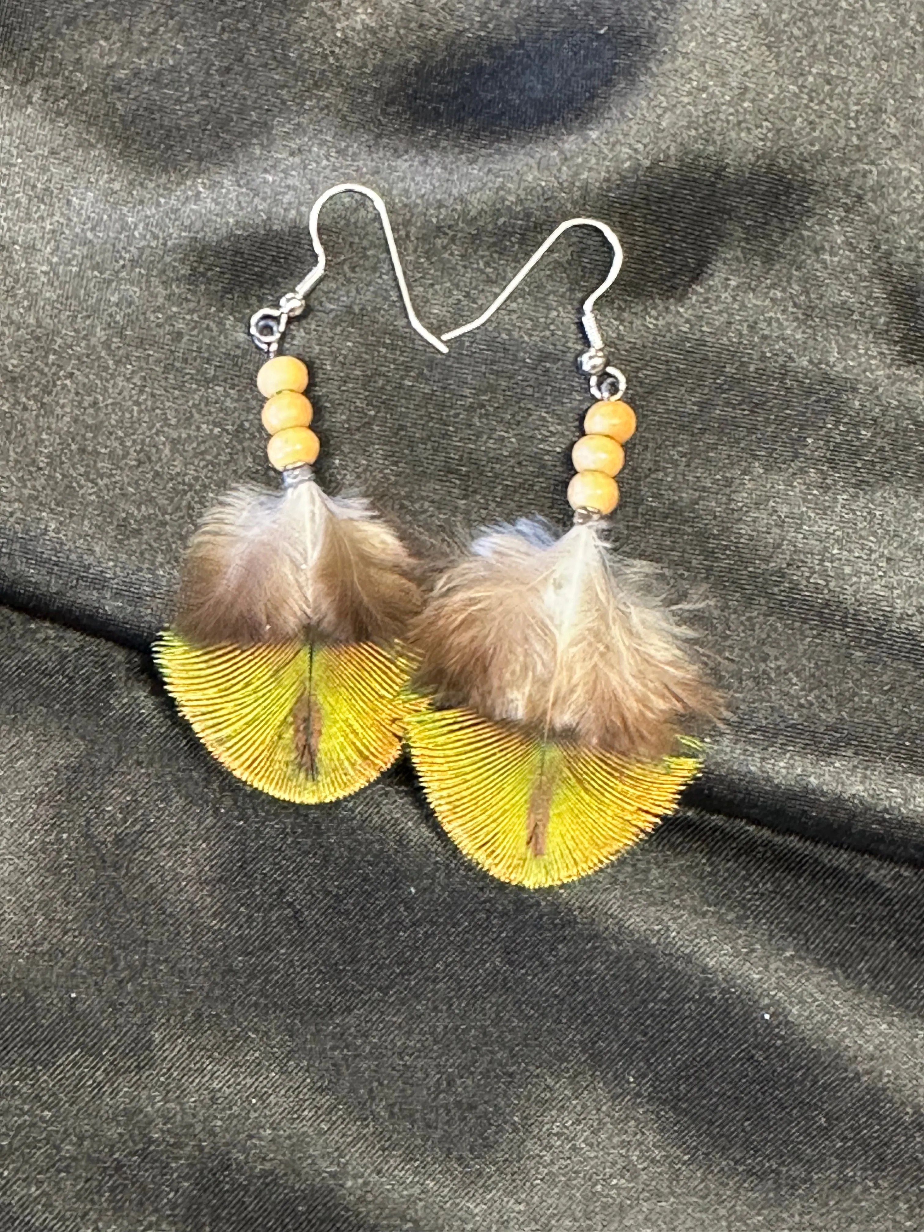 Feather Dangle Earrings