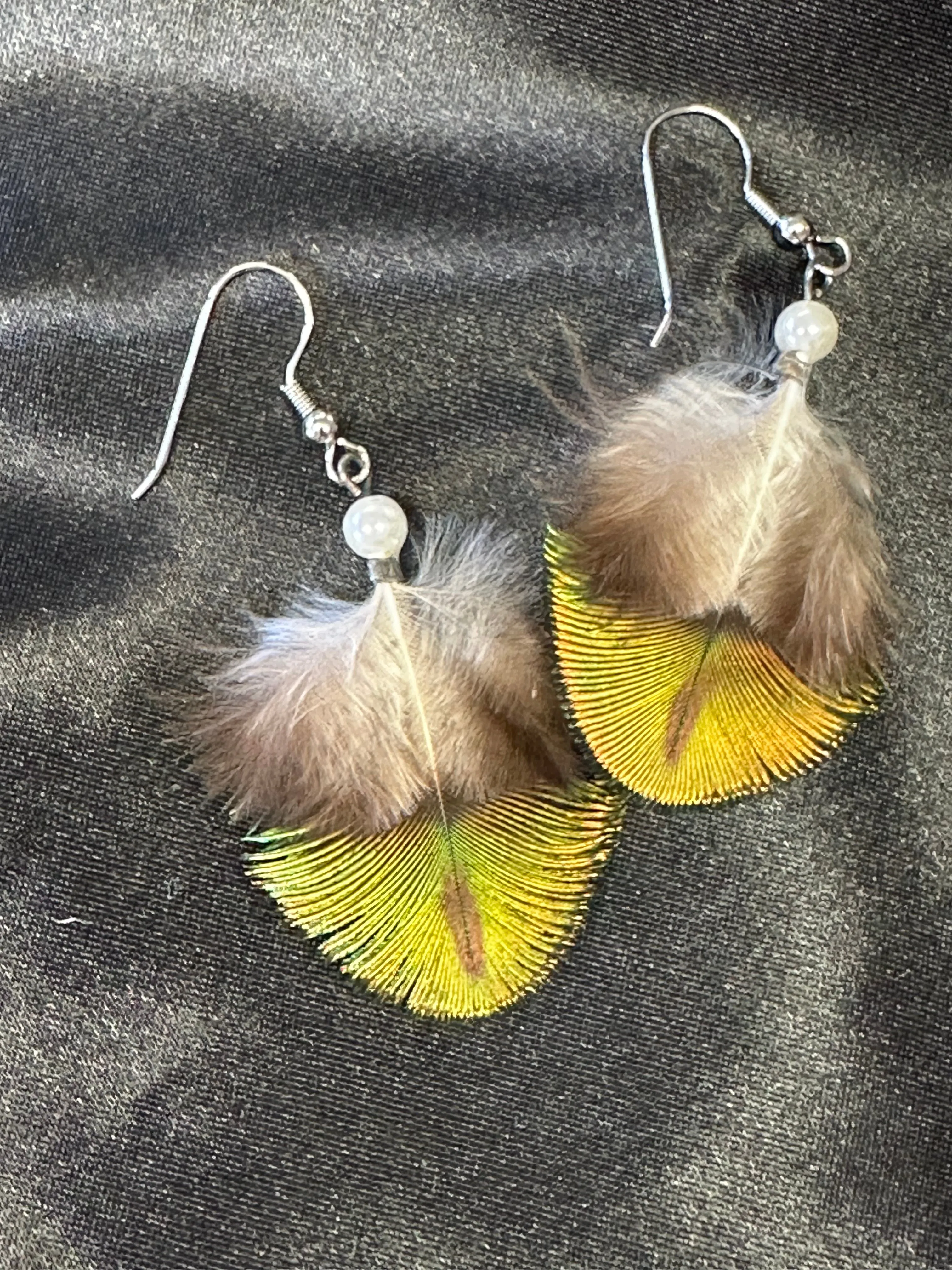 Feather Dangle Earrings