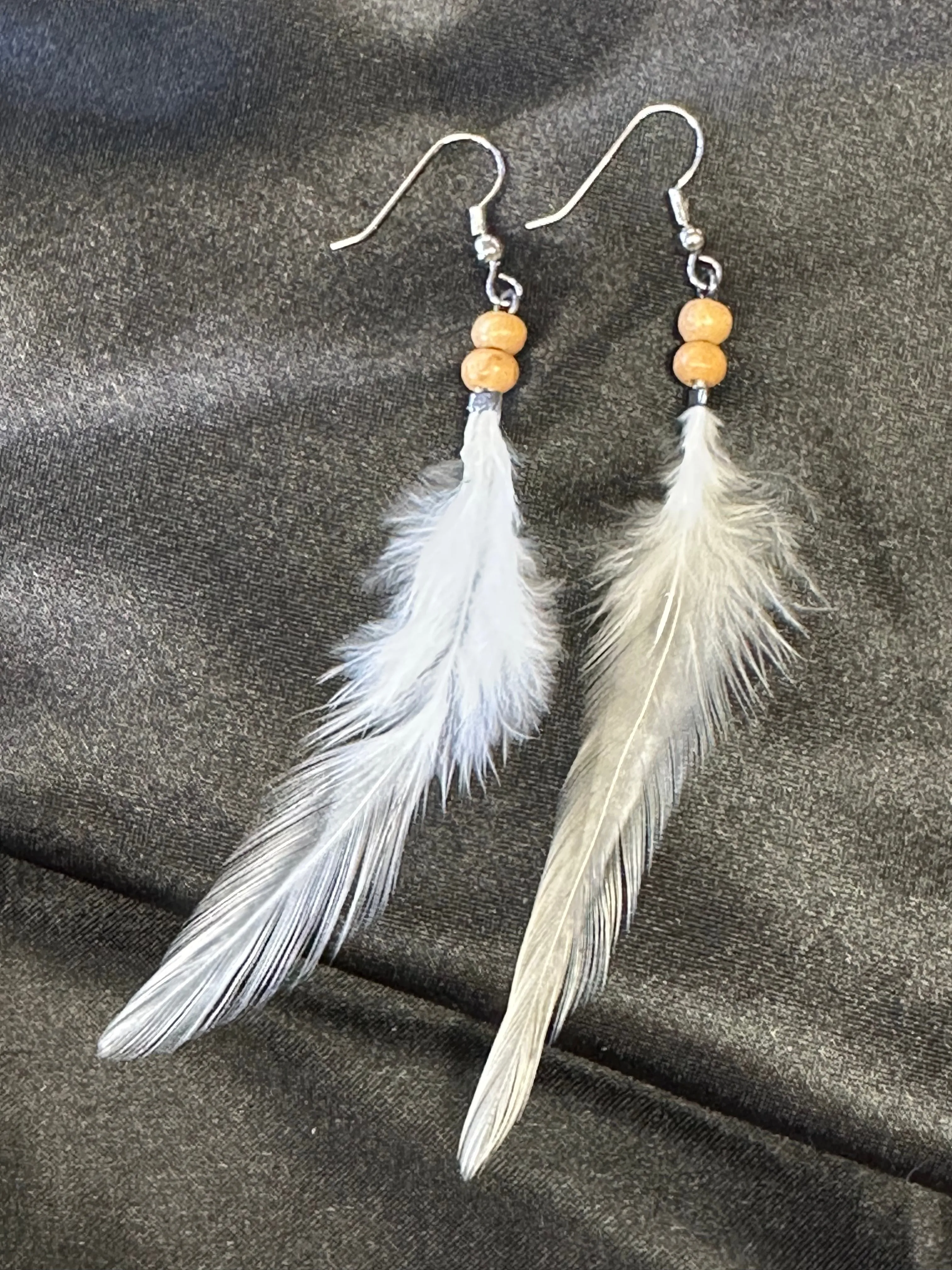 Feather Dangle Earrings