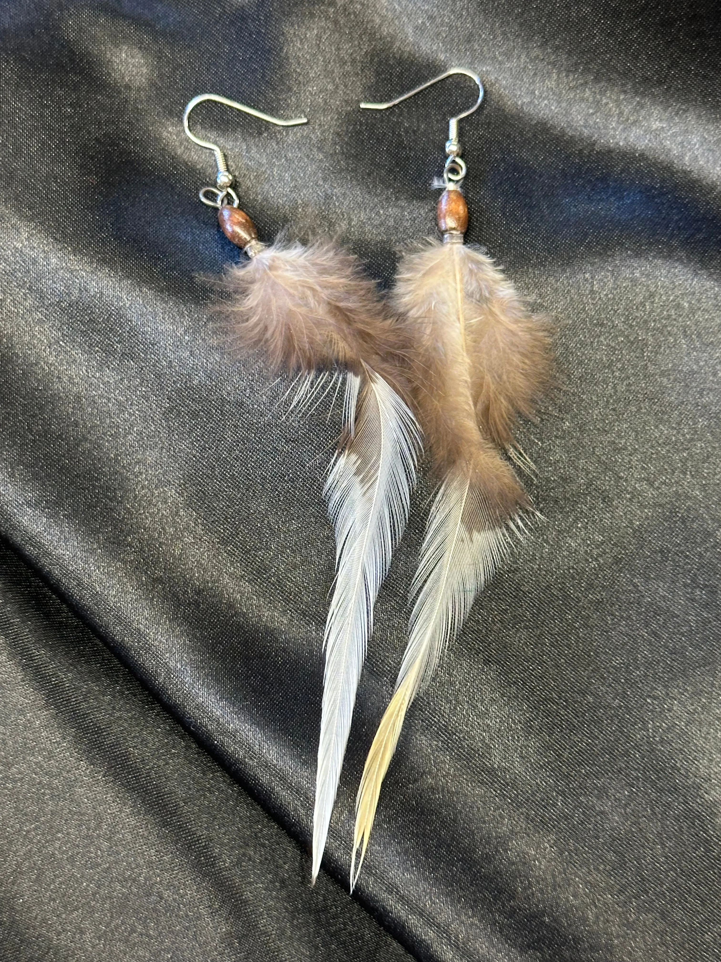 Feather Dangle Earrings