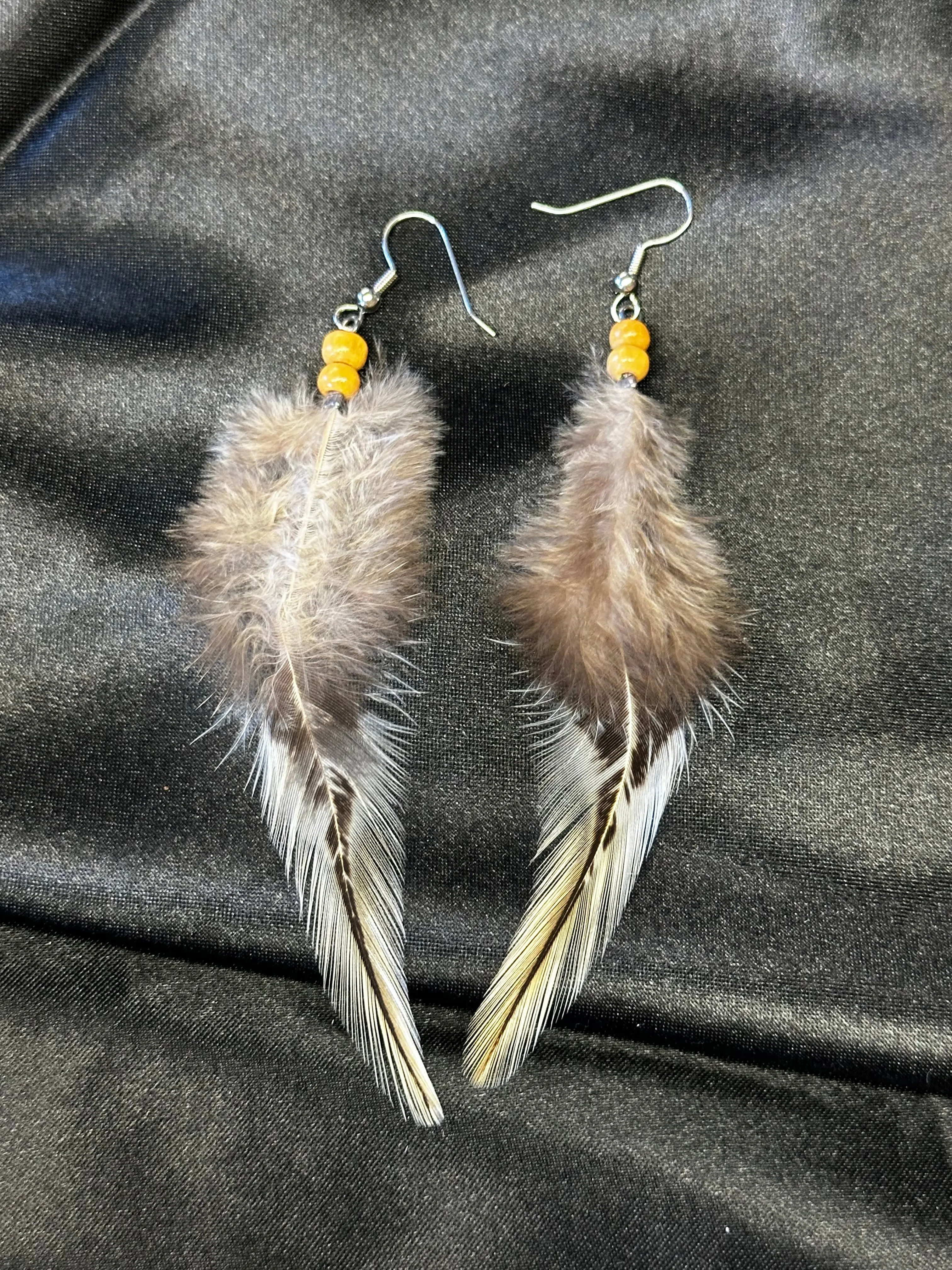 Feather Dangle Earrings