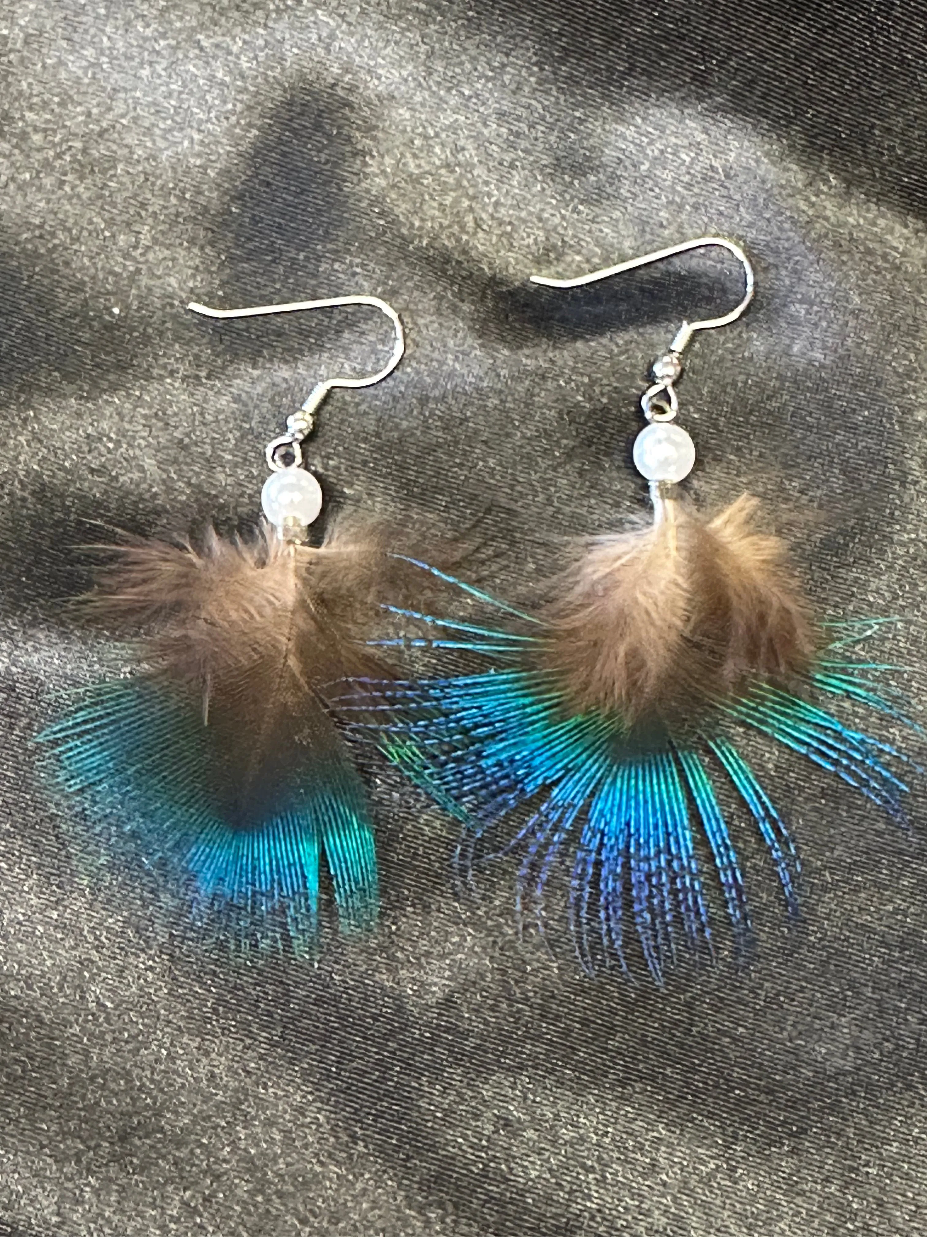 Feather Dangle Earrings