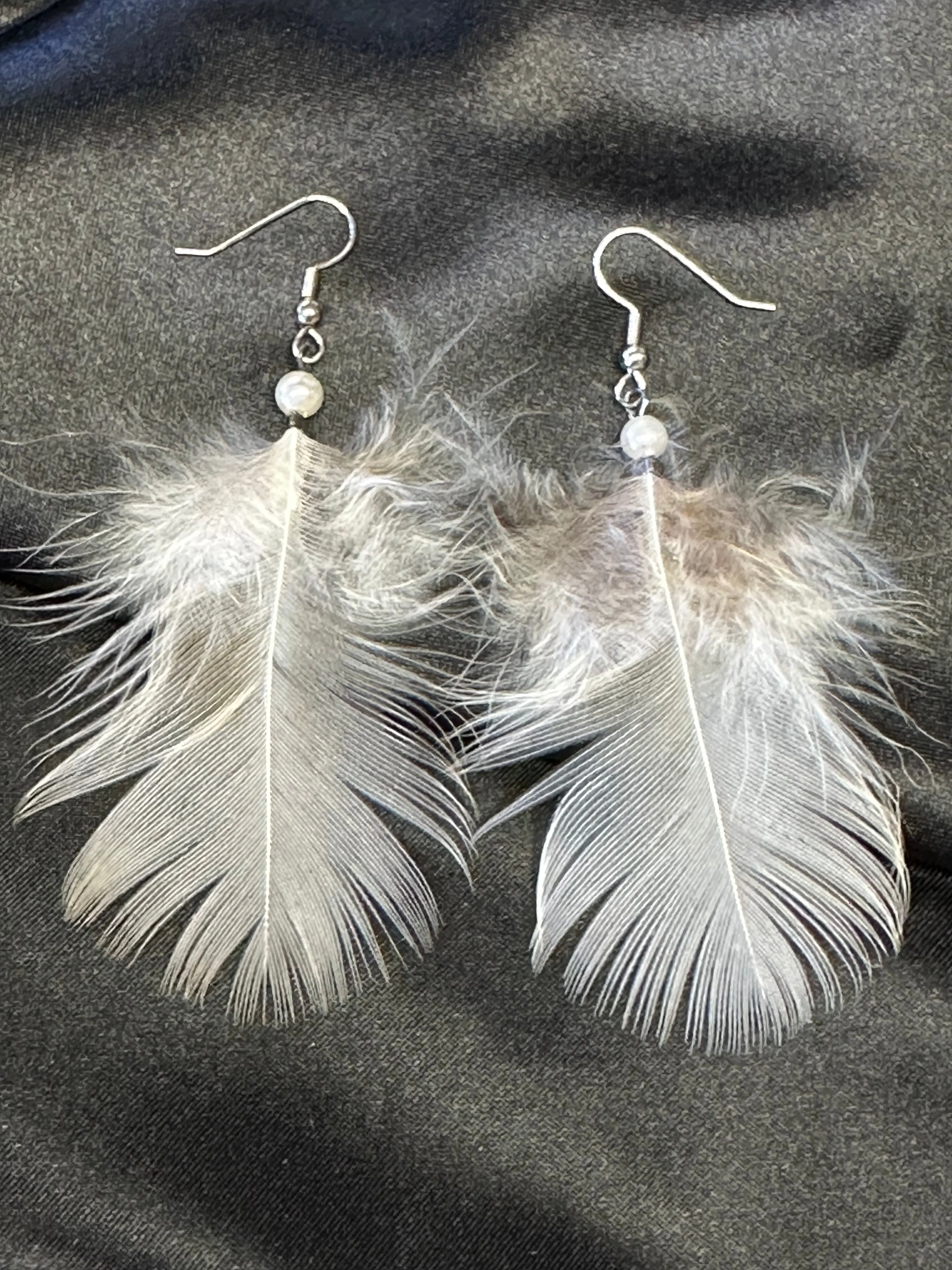 Feather Dangle Earrings