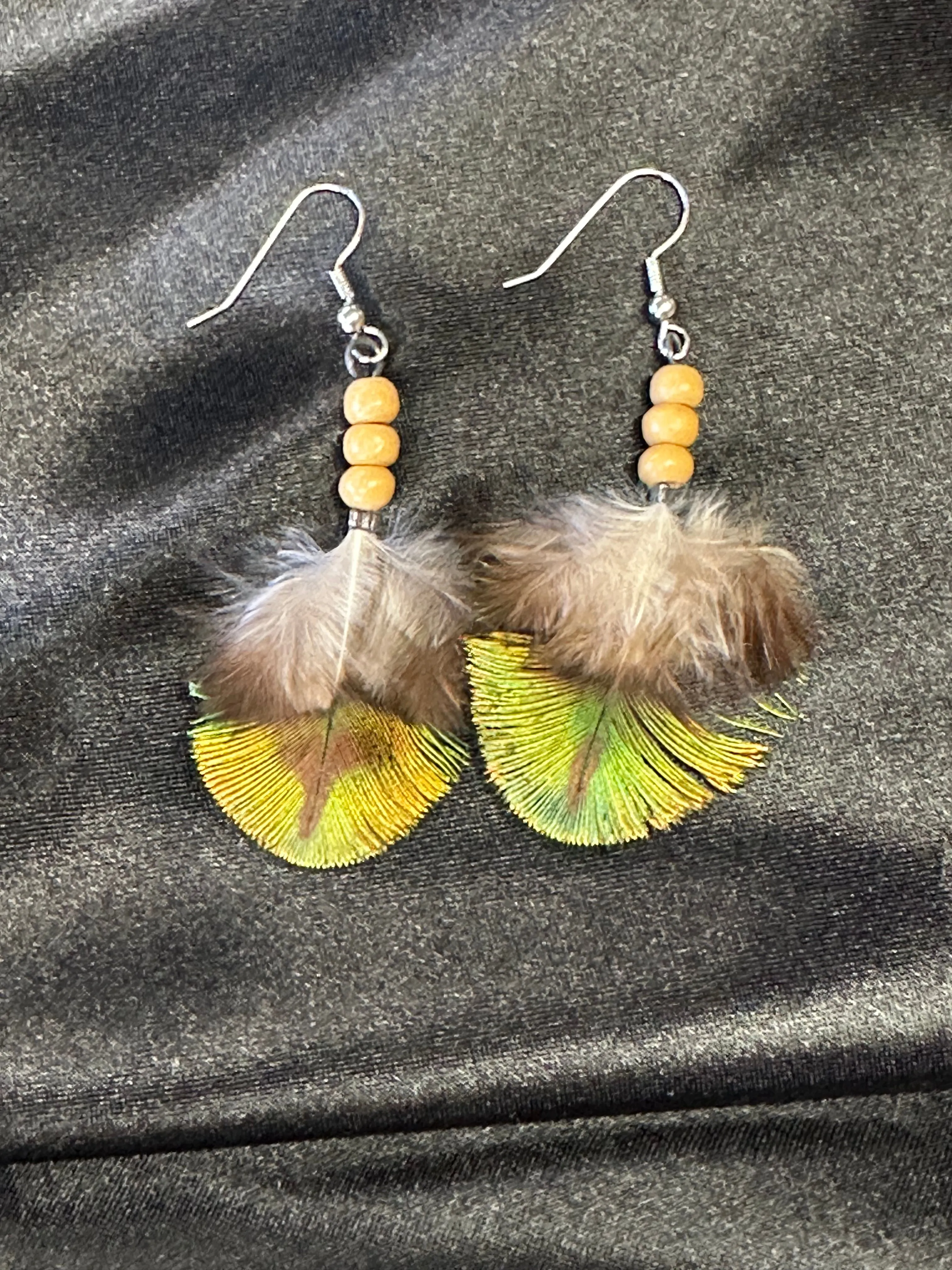 Feather Dangle Earrings