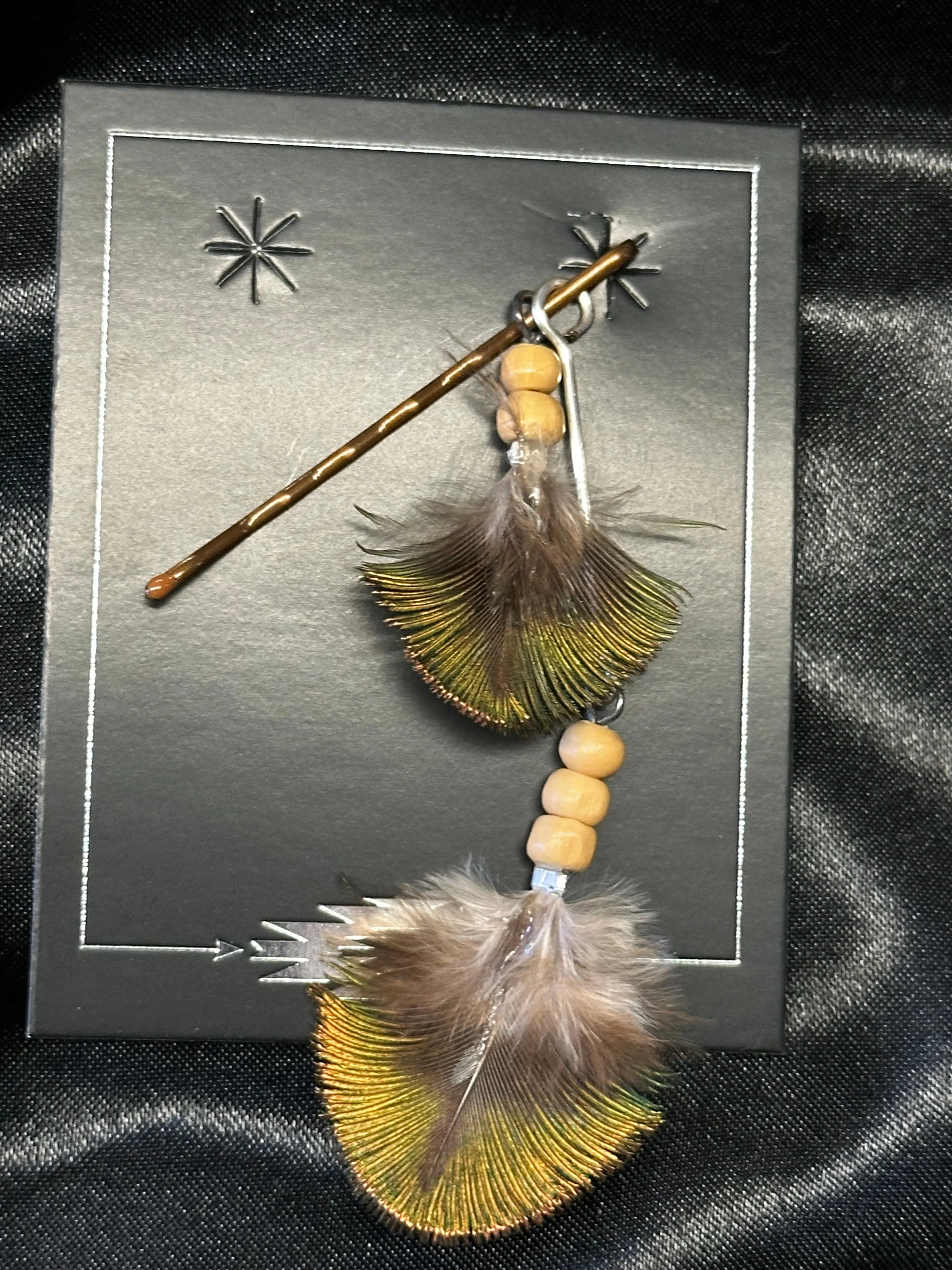 Feather Dangle Earrings