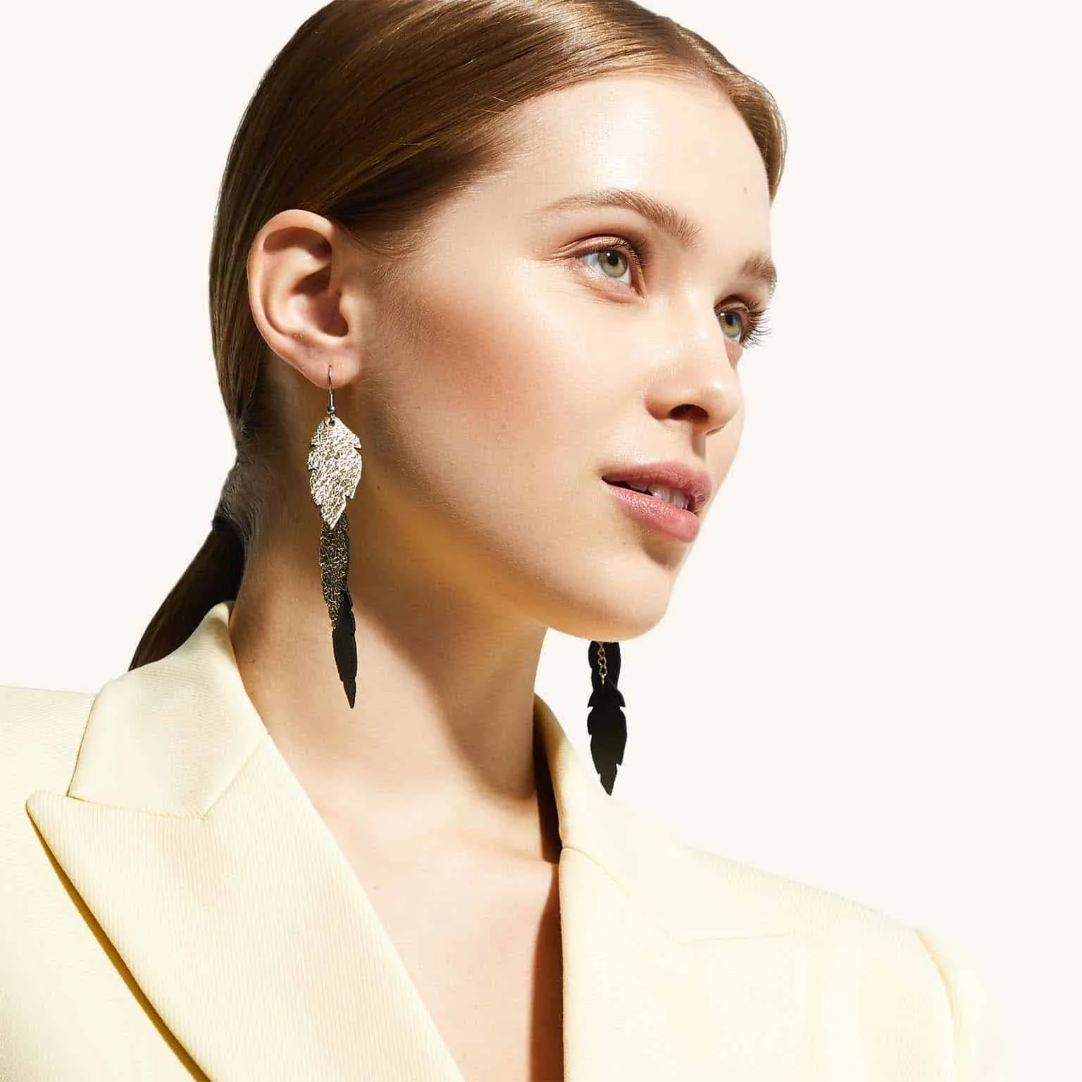 Feathers Petite Trio Earrings