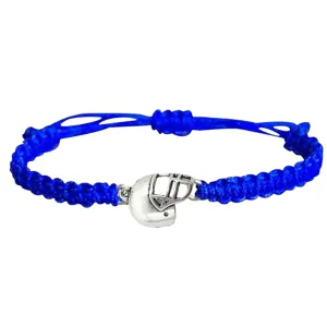 Football Helmet Rope Bracelet - Pick Color