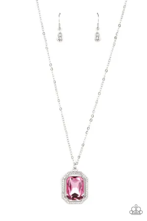 Galloping Gala - Pink Necklace - Paparazzi Accessories