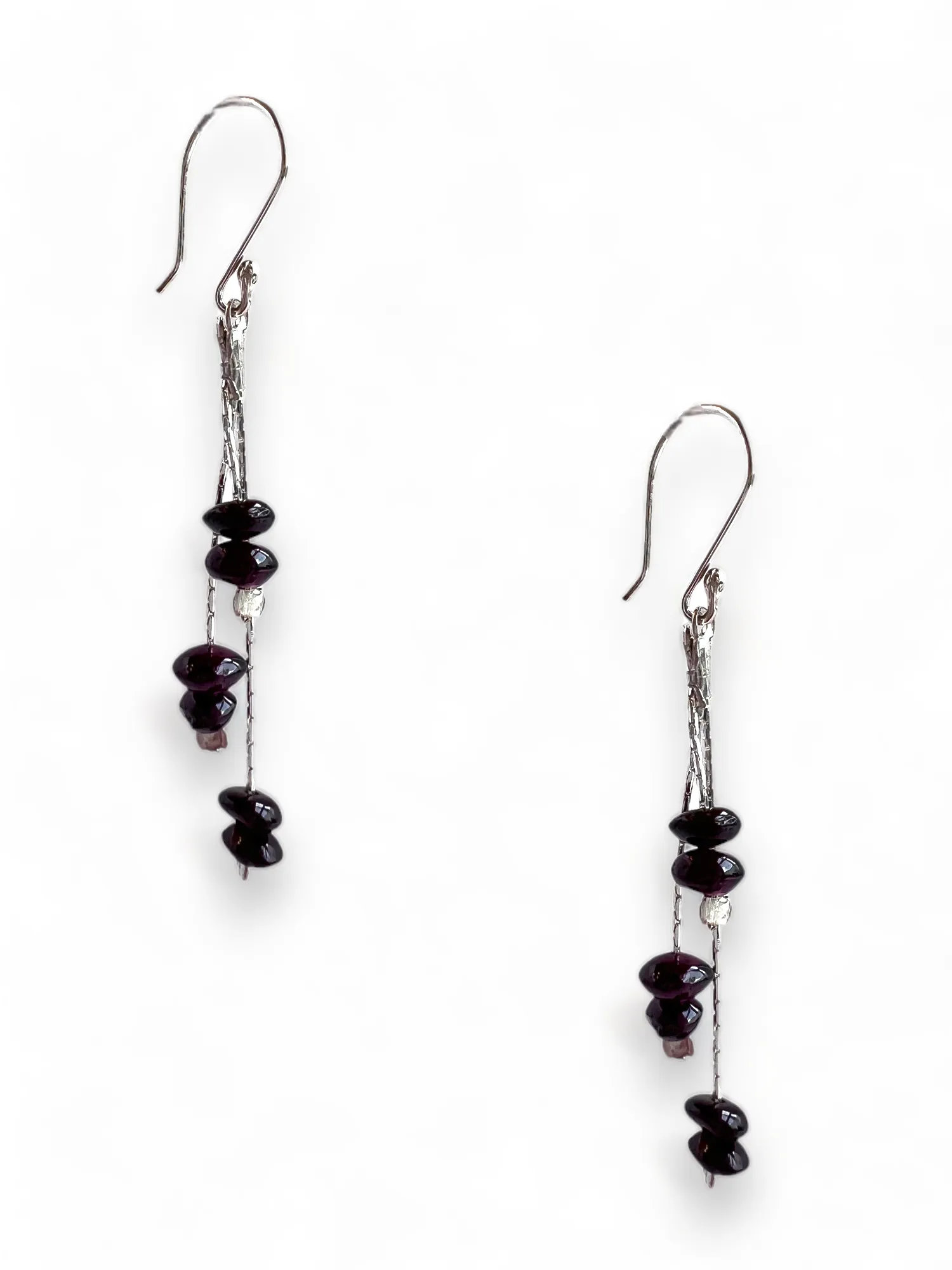 Garnet Dangle Earrings