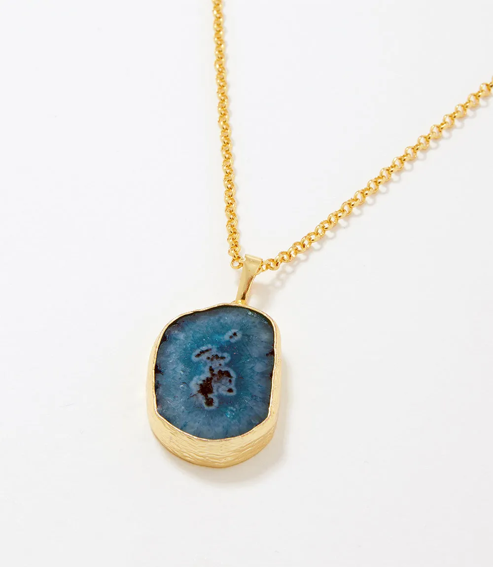 Geode Pendant Necklace