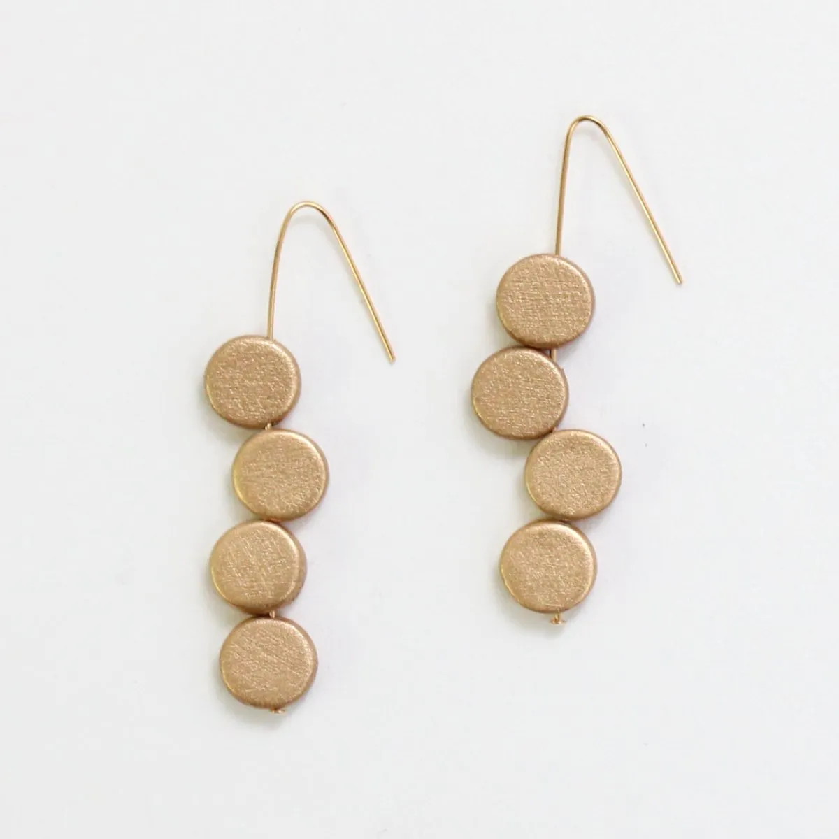 Gold Eva Dangle Earrings