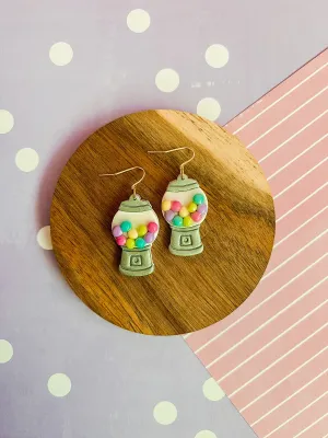 Gum Ball Earrings | Clay Earrings