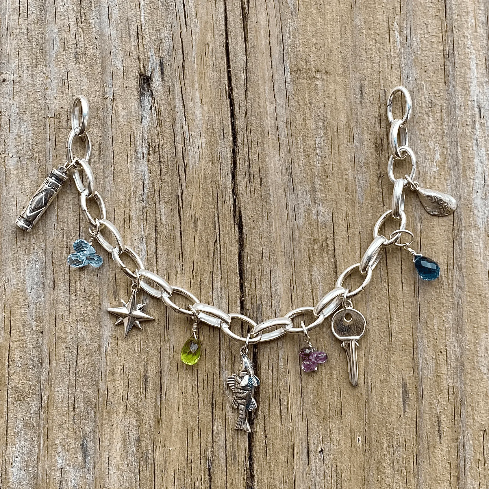 Hinge Link Charm Bracelet