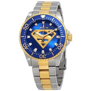 Invicta DC Comics Superman Quartz Blue Dial Men's Watch 29690