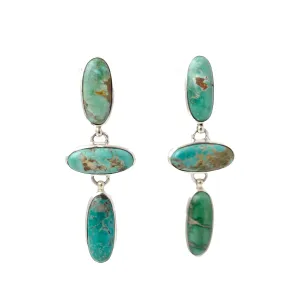 Lush Turquoise Dangle Earrings