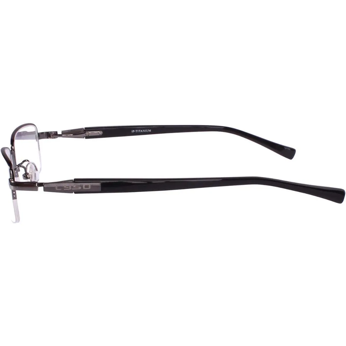 Men's Titanium Wide Half Rim Eyeglasses - Model A9910