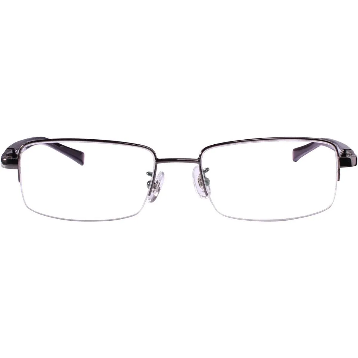 Men's Titanium Wide Half Rim Eyeglasses - Model A9910