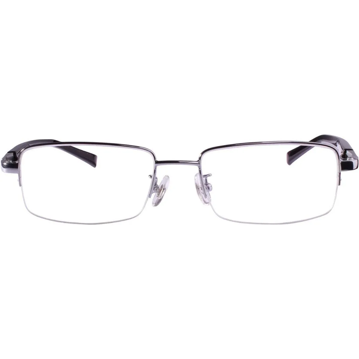 Men's Titanium Wide Half Rim Eyeglasses - Model A9910