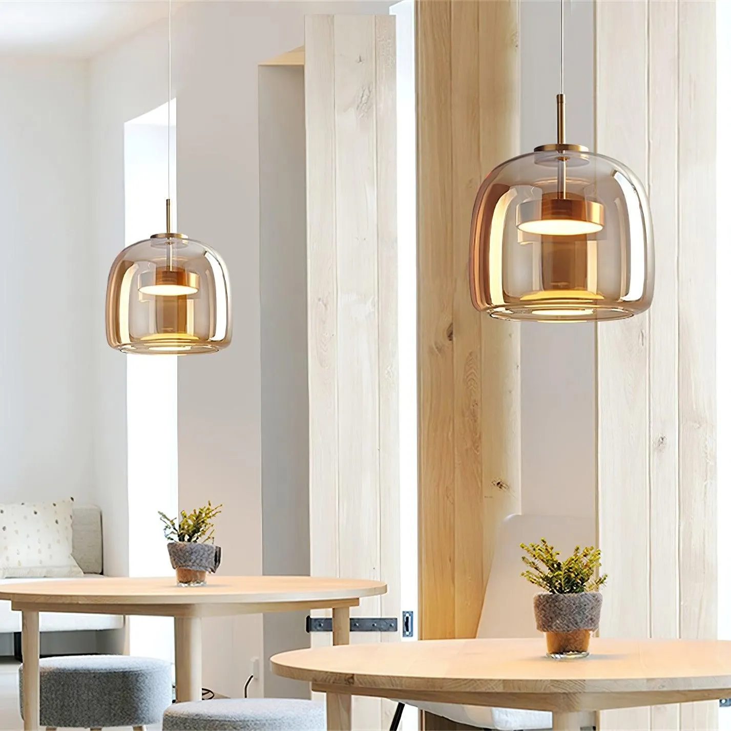 Metro Sphere Glass Pendant Lamp