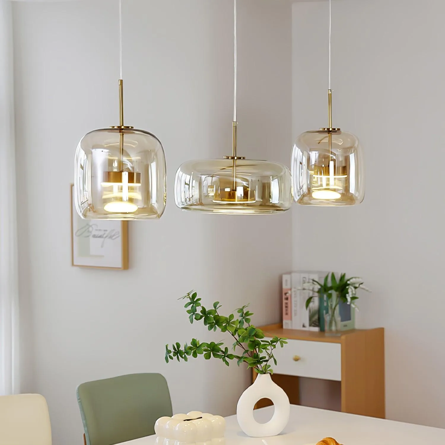 Metro Sphere Glass Pendant Lamp