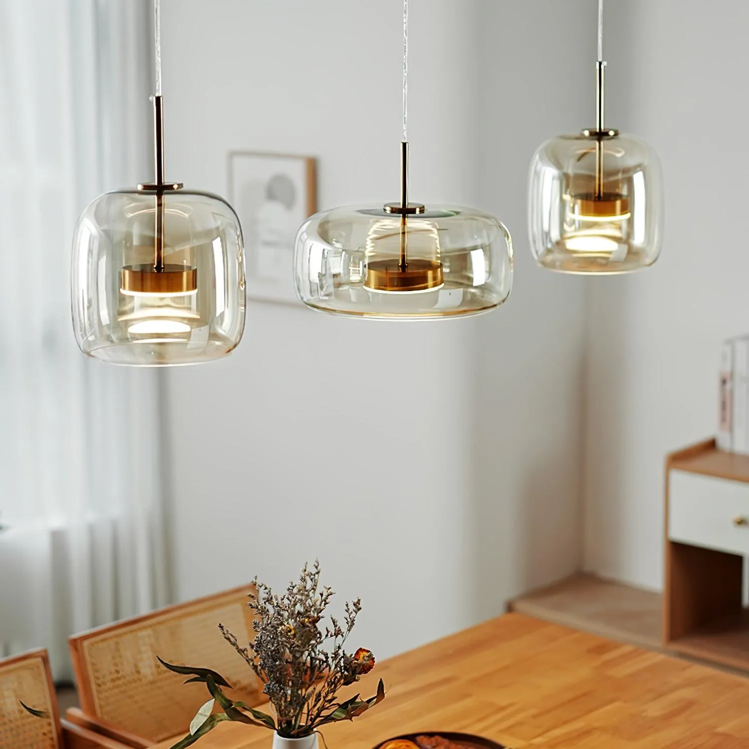 Metro Sphere Glass Pendant Lamp