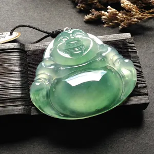 Natural Jade Pendant Jadeite Buddha Pendant PT293