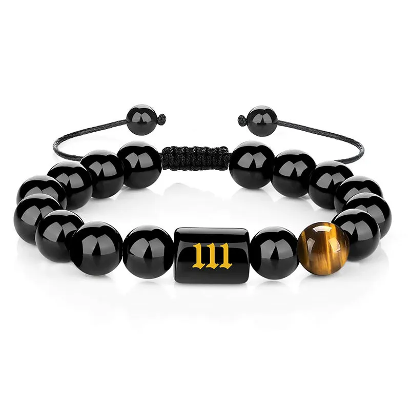 New Style 10mm Obsidian Bead Bracelet Fashion