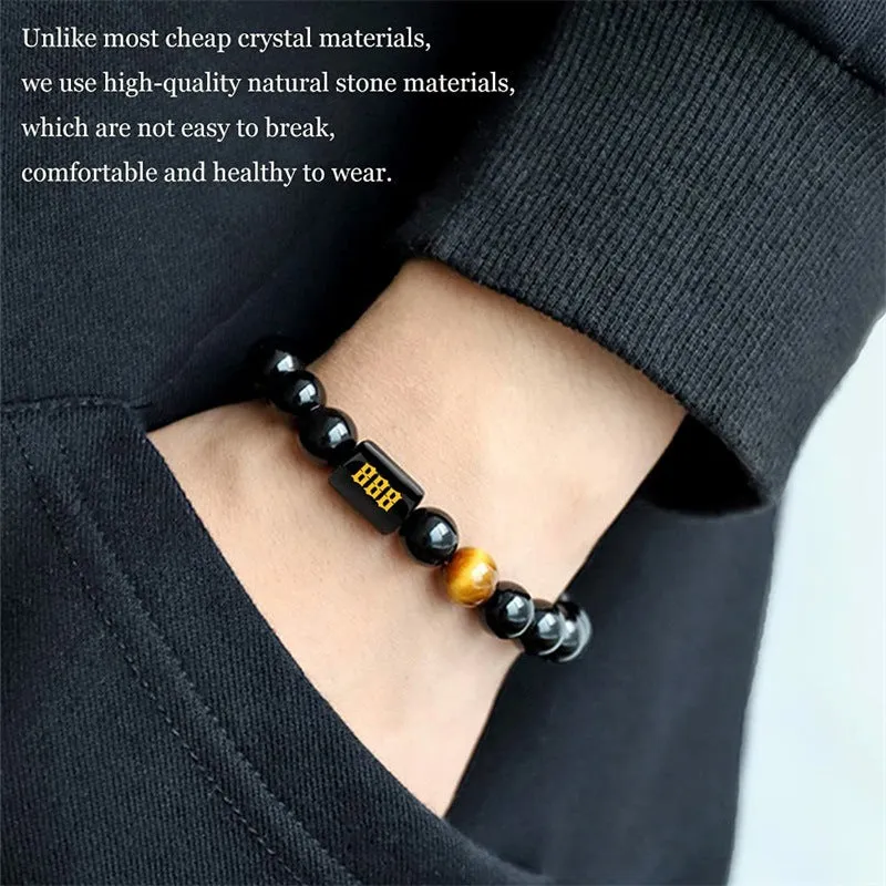 New Style 10mm Obsidian Bead Bracelet Fashion