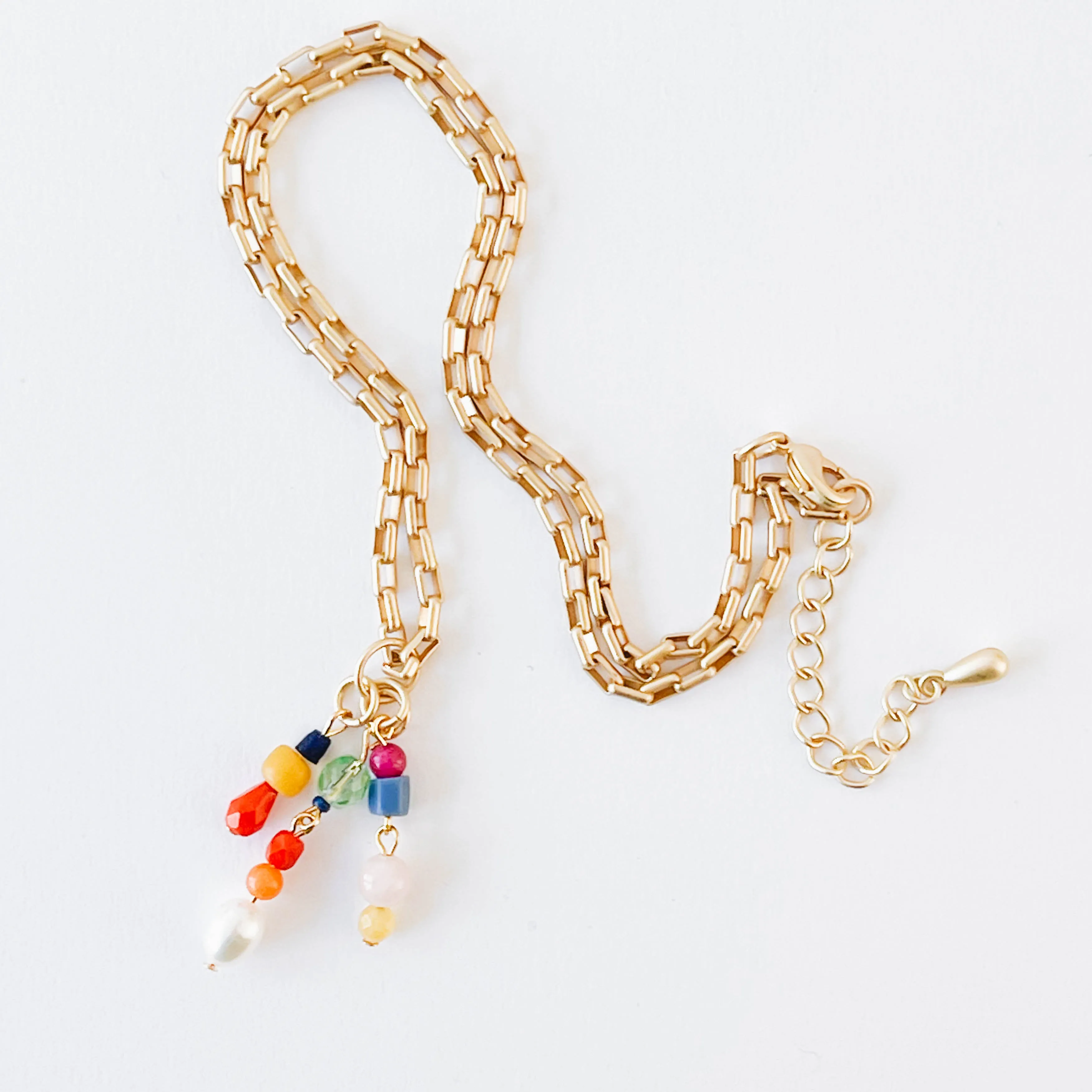 Paperclip Charm Necklace