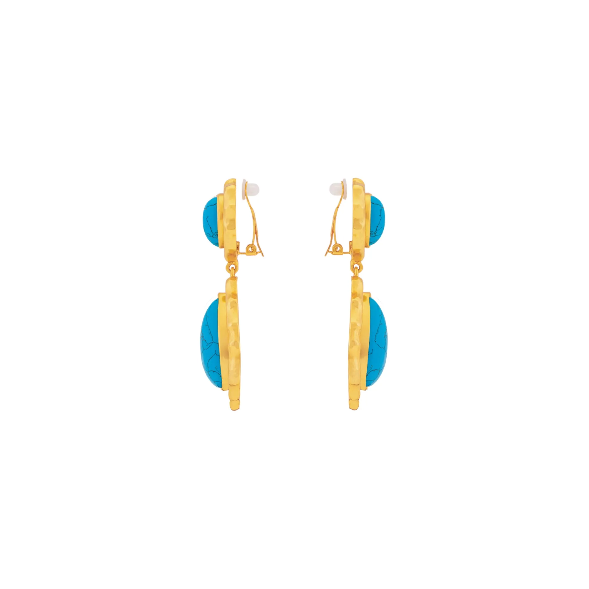 Paulina Earrings Blue Turquoise